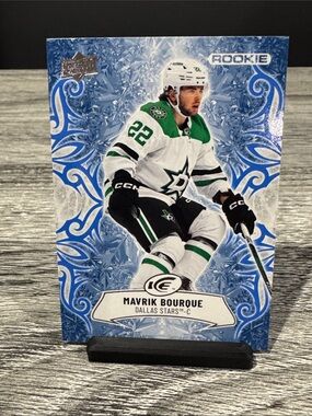 NHL | 2024-25 UD Ice Hockey #129: Dallas Stars (Rookie): Mavrik Bourque - Card